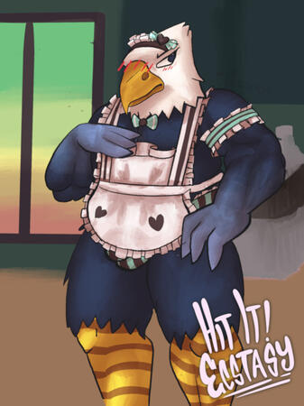 Rendered Thigh-Up w/ SImple BG
