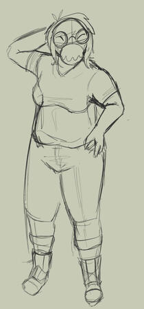 K.D. Fullbody Sketch